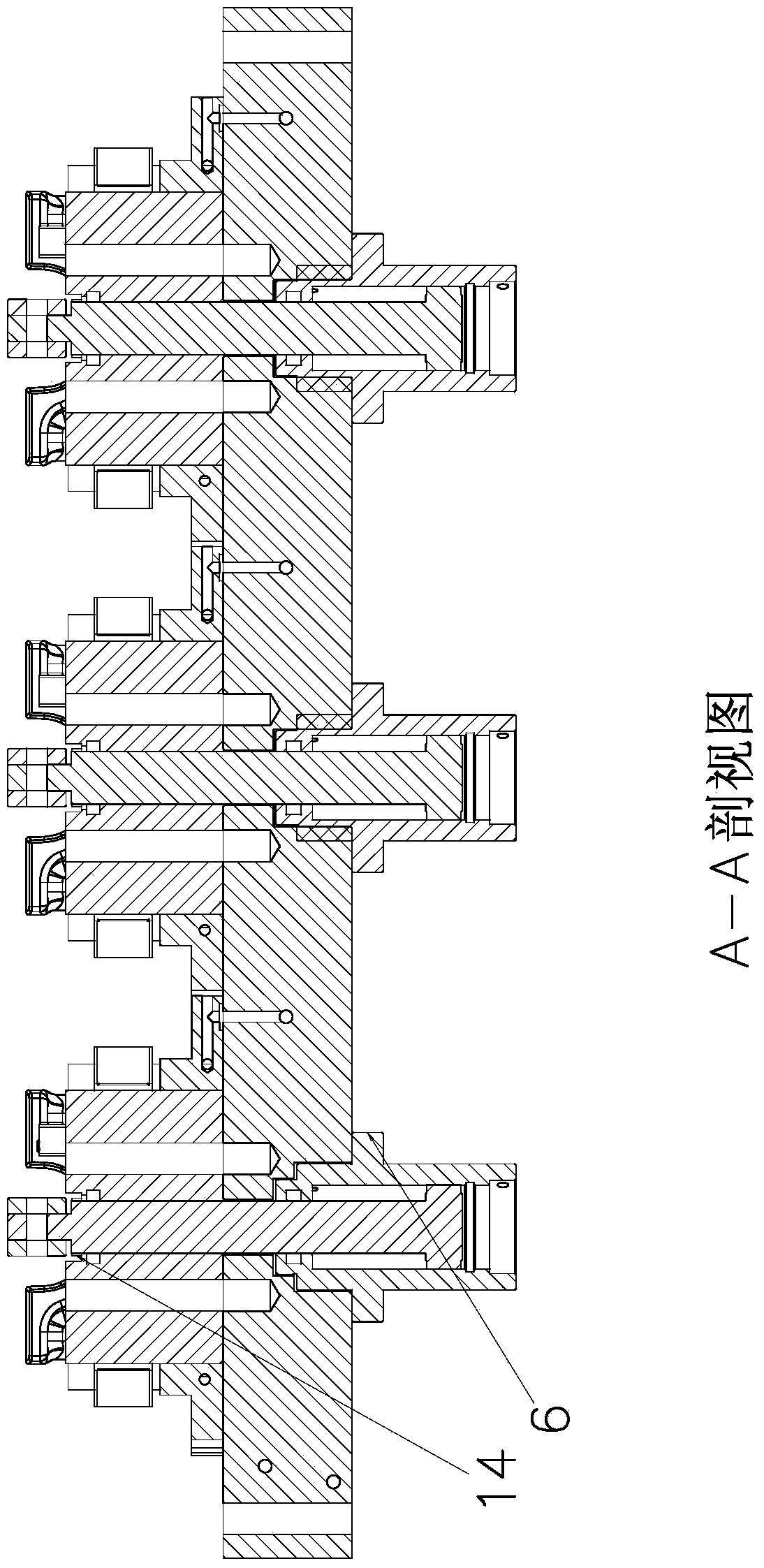 Multi-station self-centering rotary clamp for bearing cap