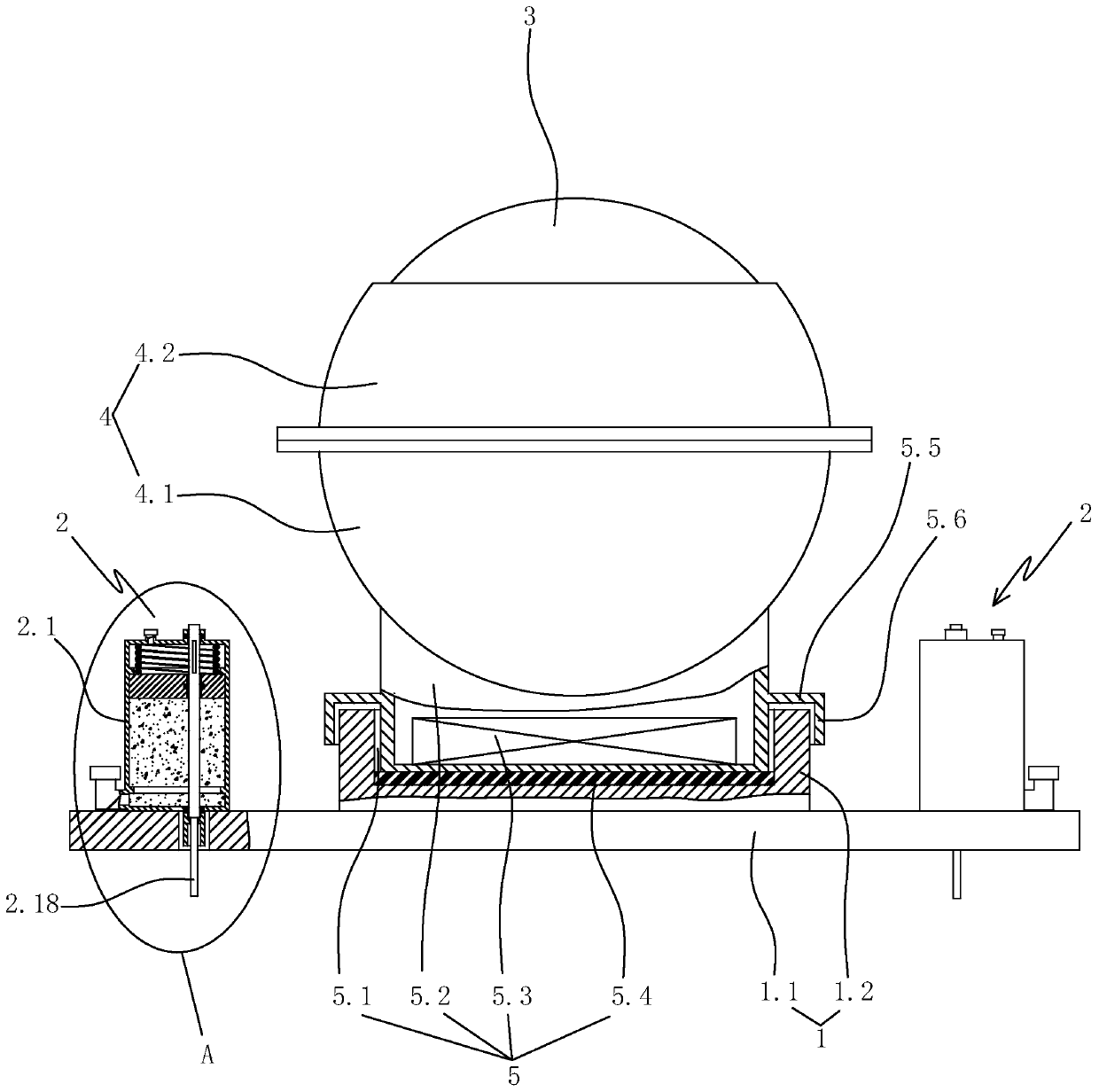 Ocean bottom seismograph equipment capable of improving signal-to-noise ratio