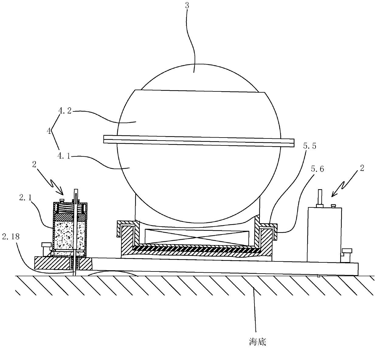 Ocean bottom seismograph equipment capable of improving signal-to-noise ratio