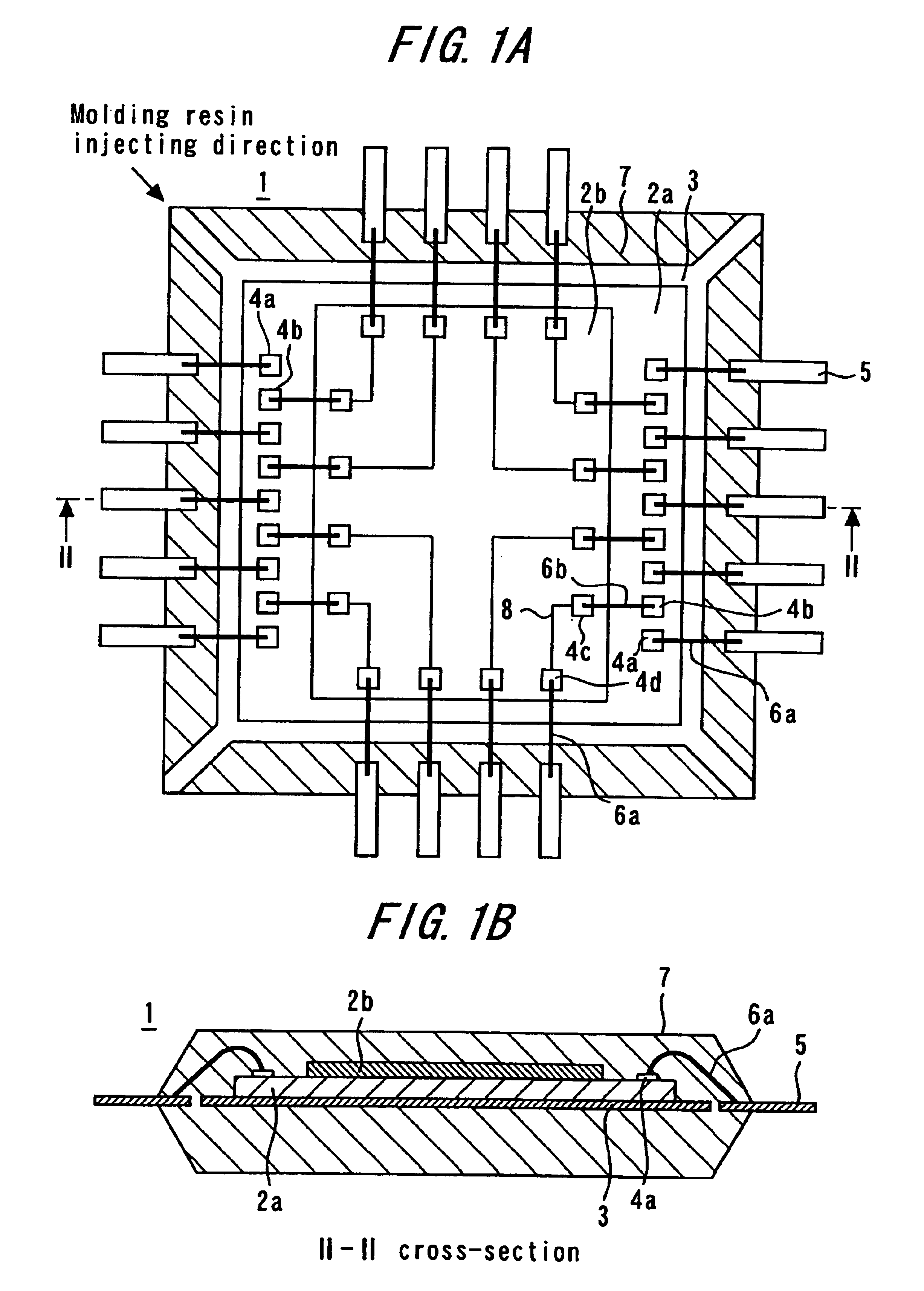 Semiconductor device with stacked semiconductor elements