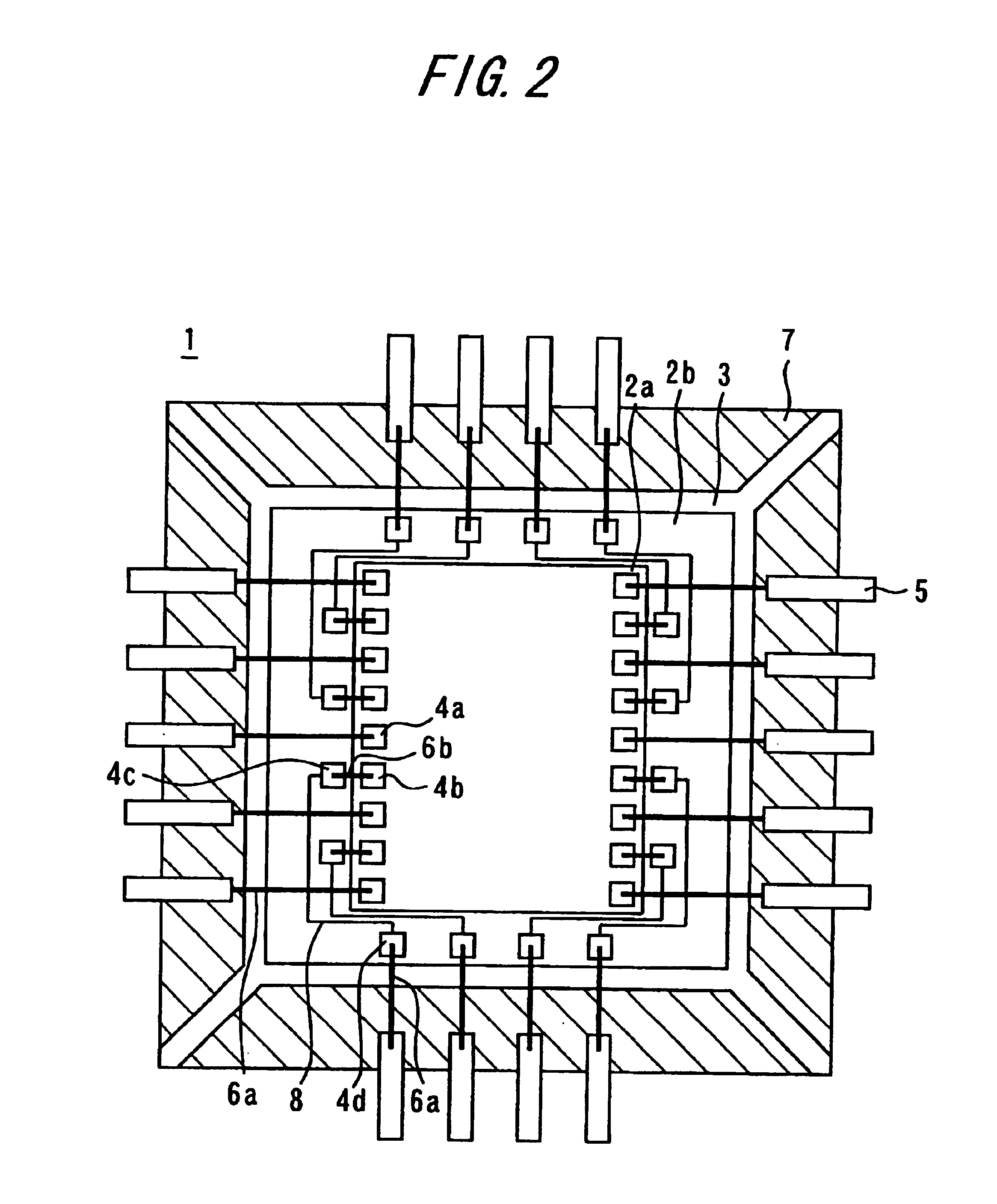 Semiconductor device with stacked semiconductor elements