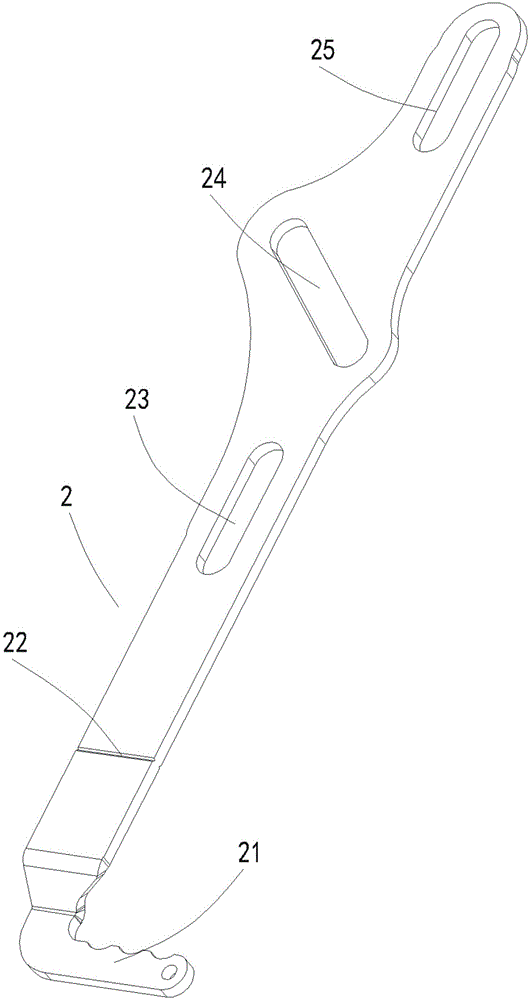 Lock heaven and earth rod structure