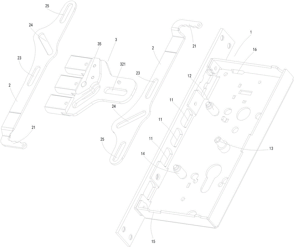 Lock heaven and earth rod structure