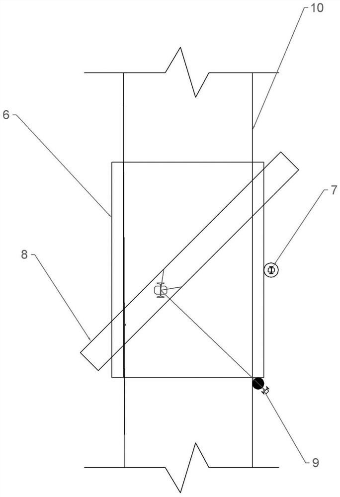 Tunnel feet-lock anchor rod accurate positioning and construction method