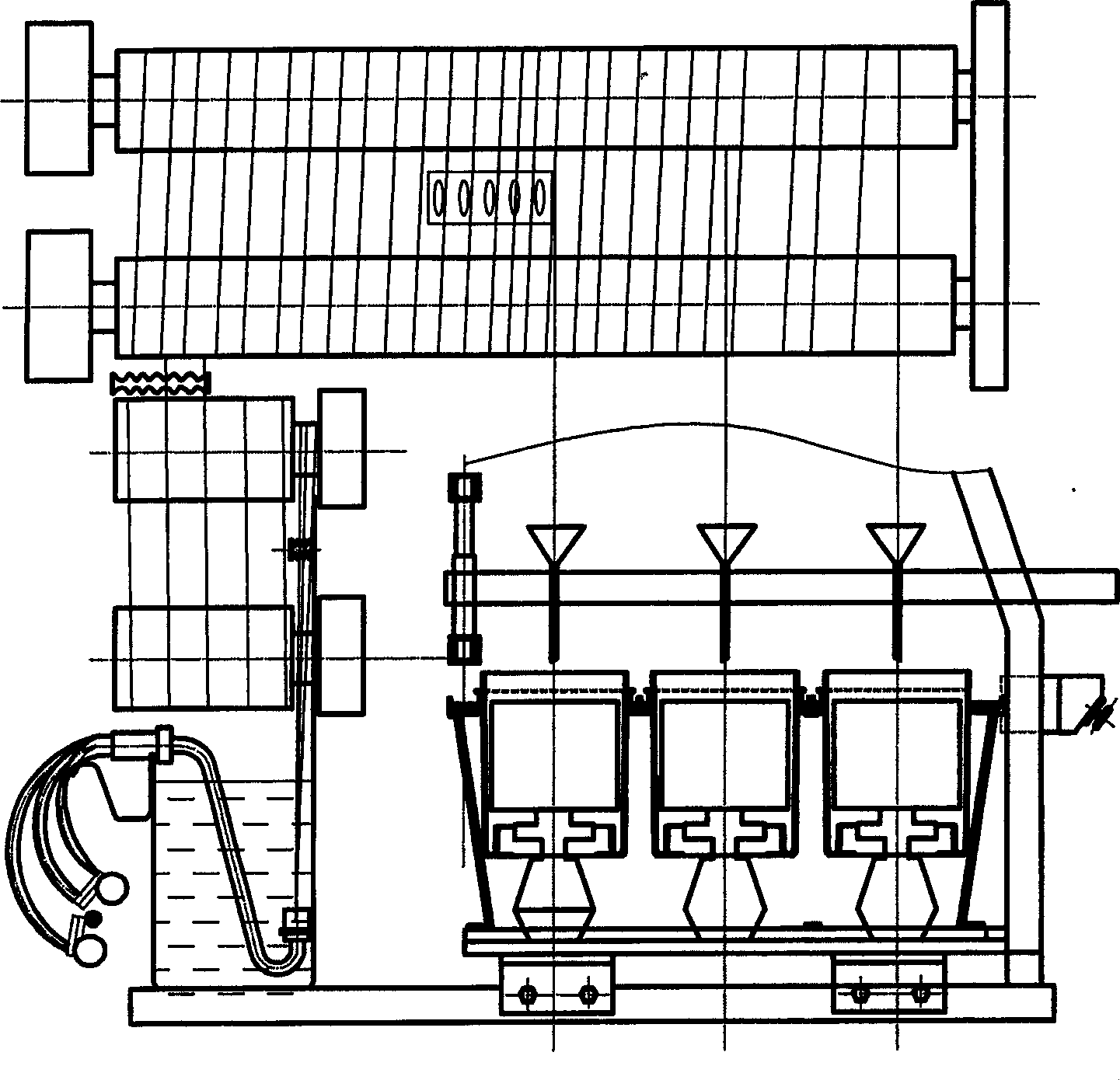 Semi-continuous centrifugal spinning process