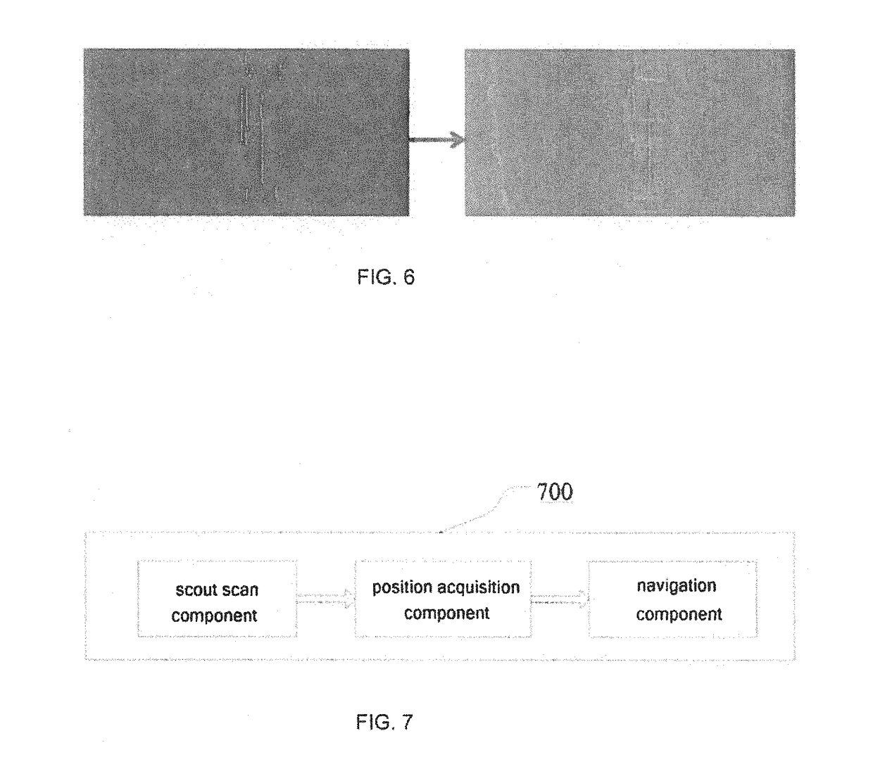 Method and apparatus for navigating CT scan with a marker