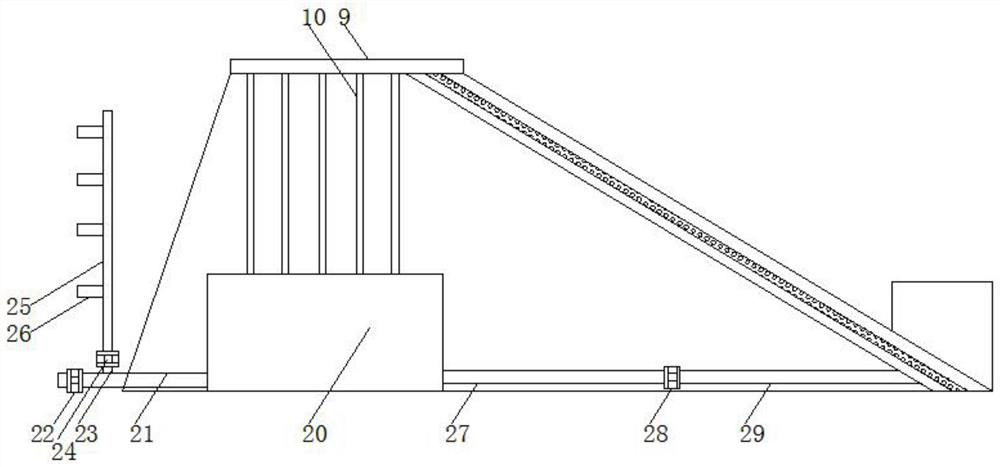 Composite reinforced high-fill slope structure