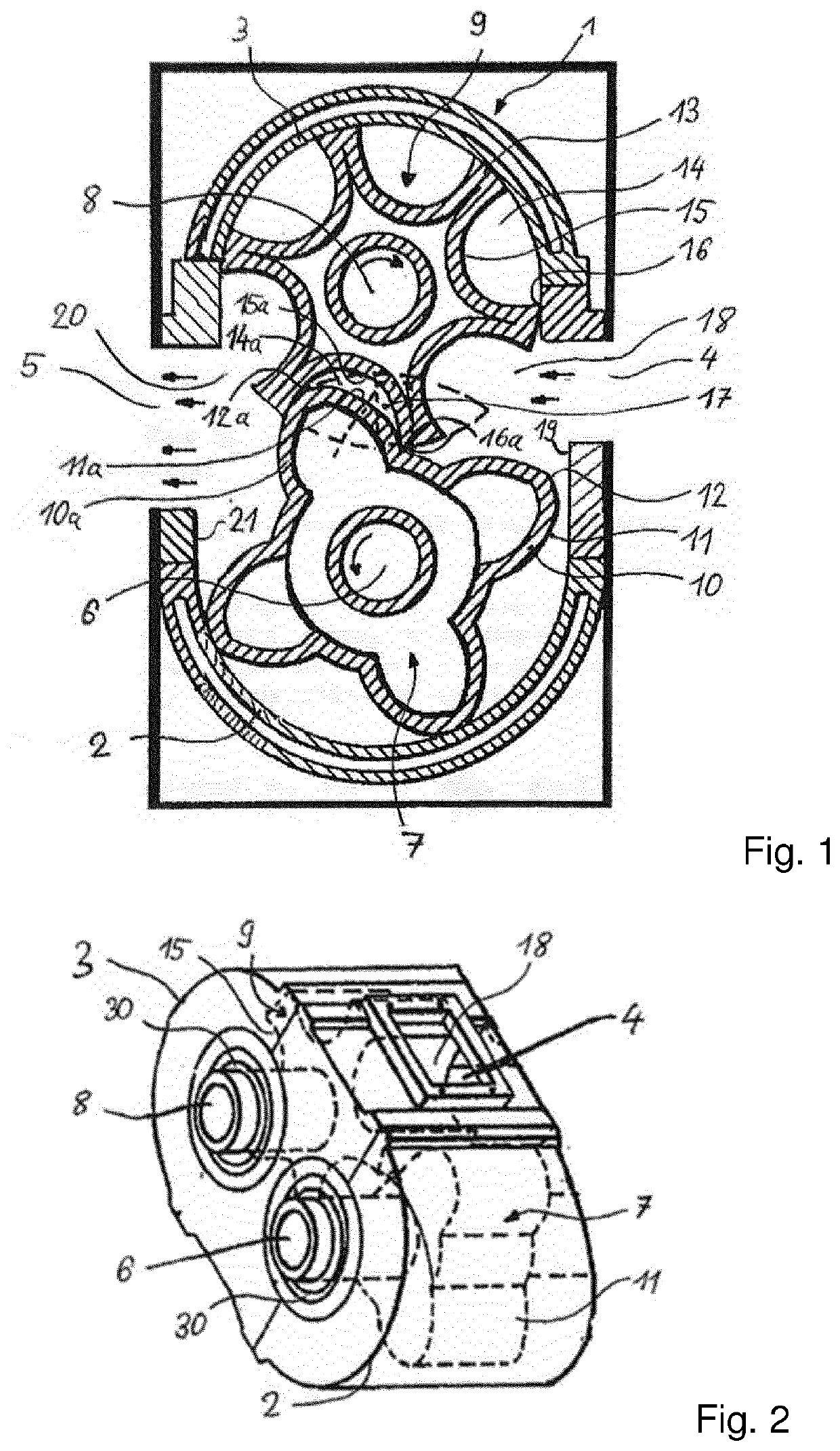 Pressure reducer for rotary internal combustion engine