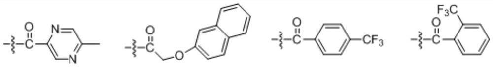 A kind of optically active xanthamide ketone derivative and its application