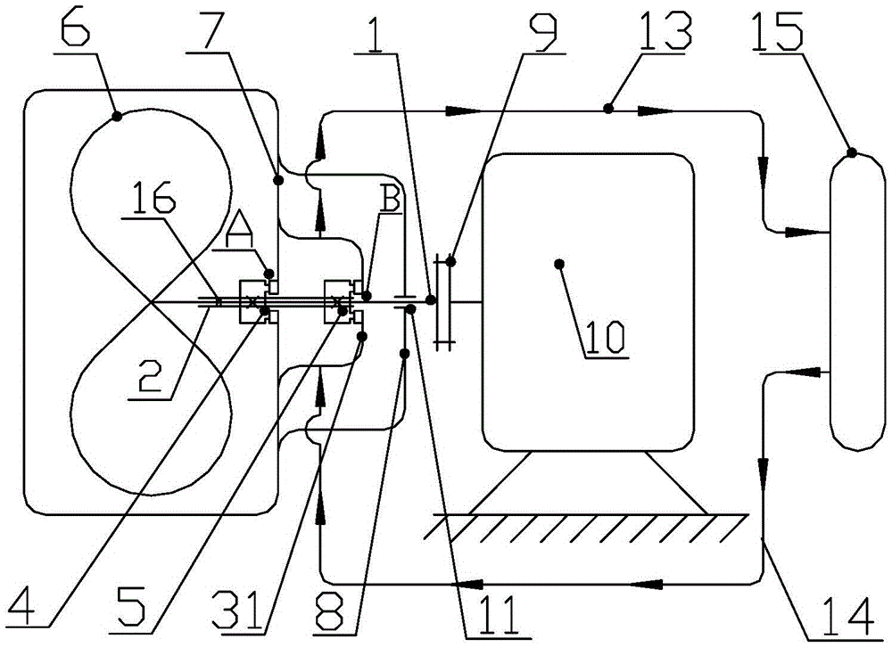 High-pressure-resistant washing system with multiple mechanical seals