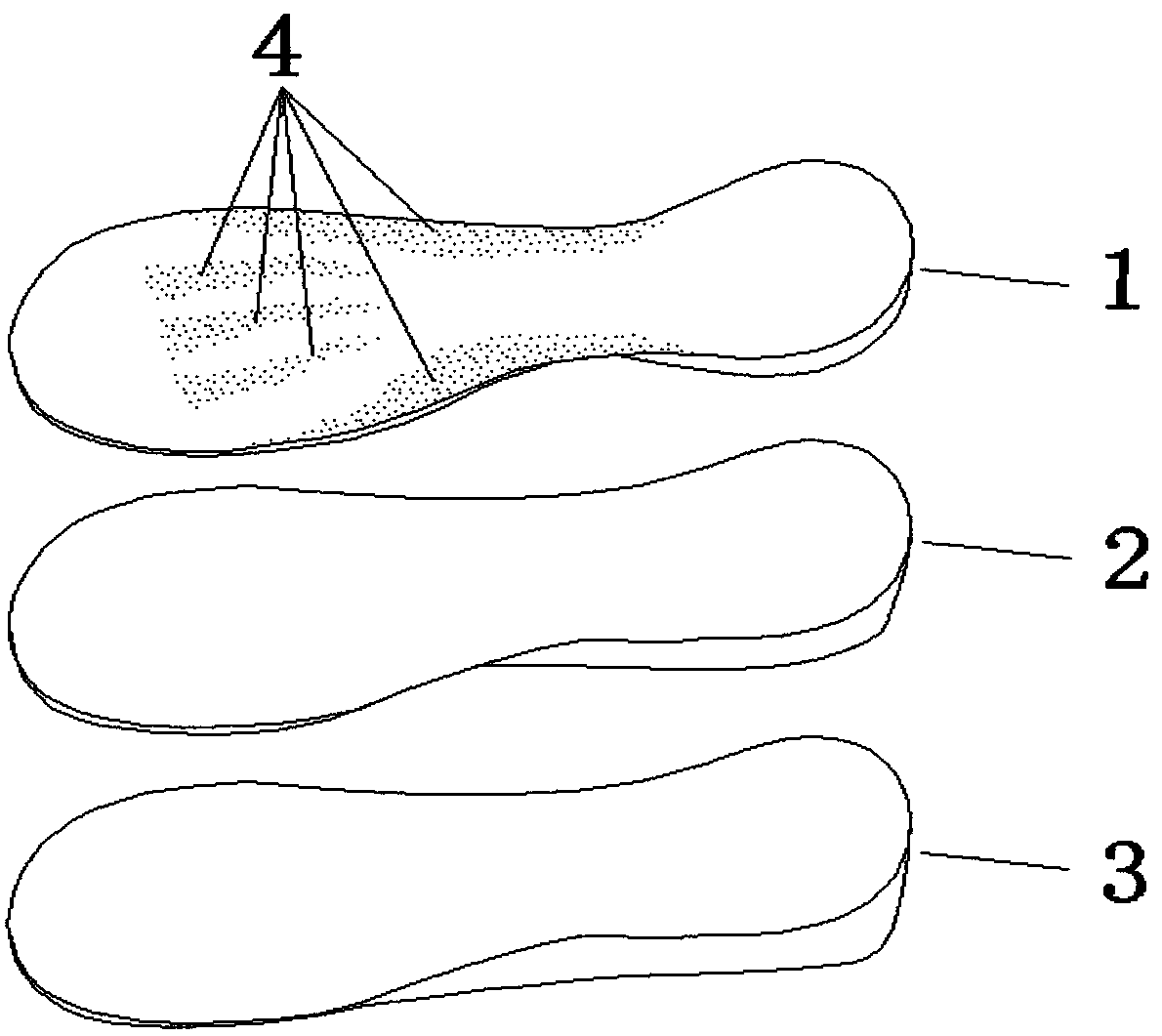 A kind of personalized 3D printing insole and its manufacturing method
