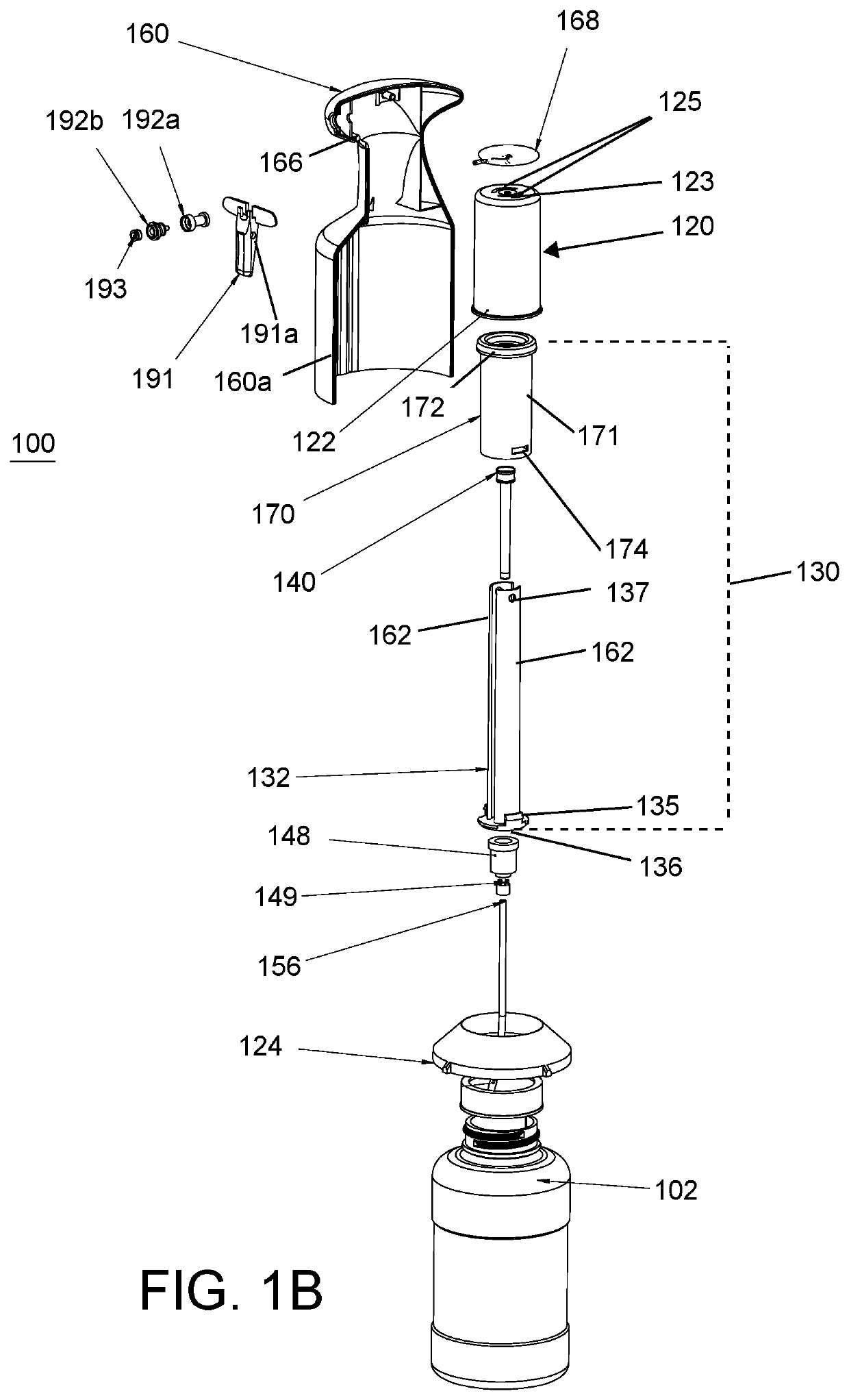 Recyclable vacuum-driven dispenser