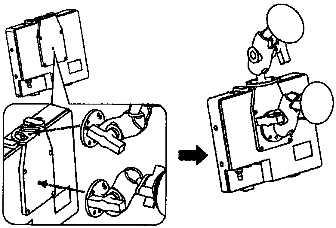 Mounting method of military vehicle-mounted auxiliary night-vision device system