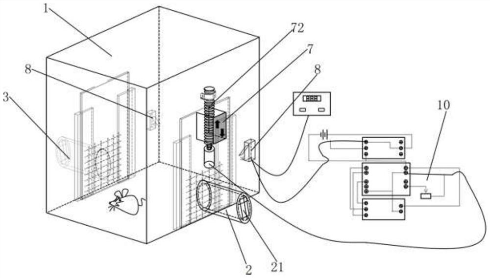 A small animal autonomous social behavior testing device and experimental method