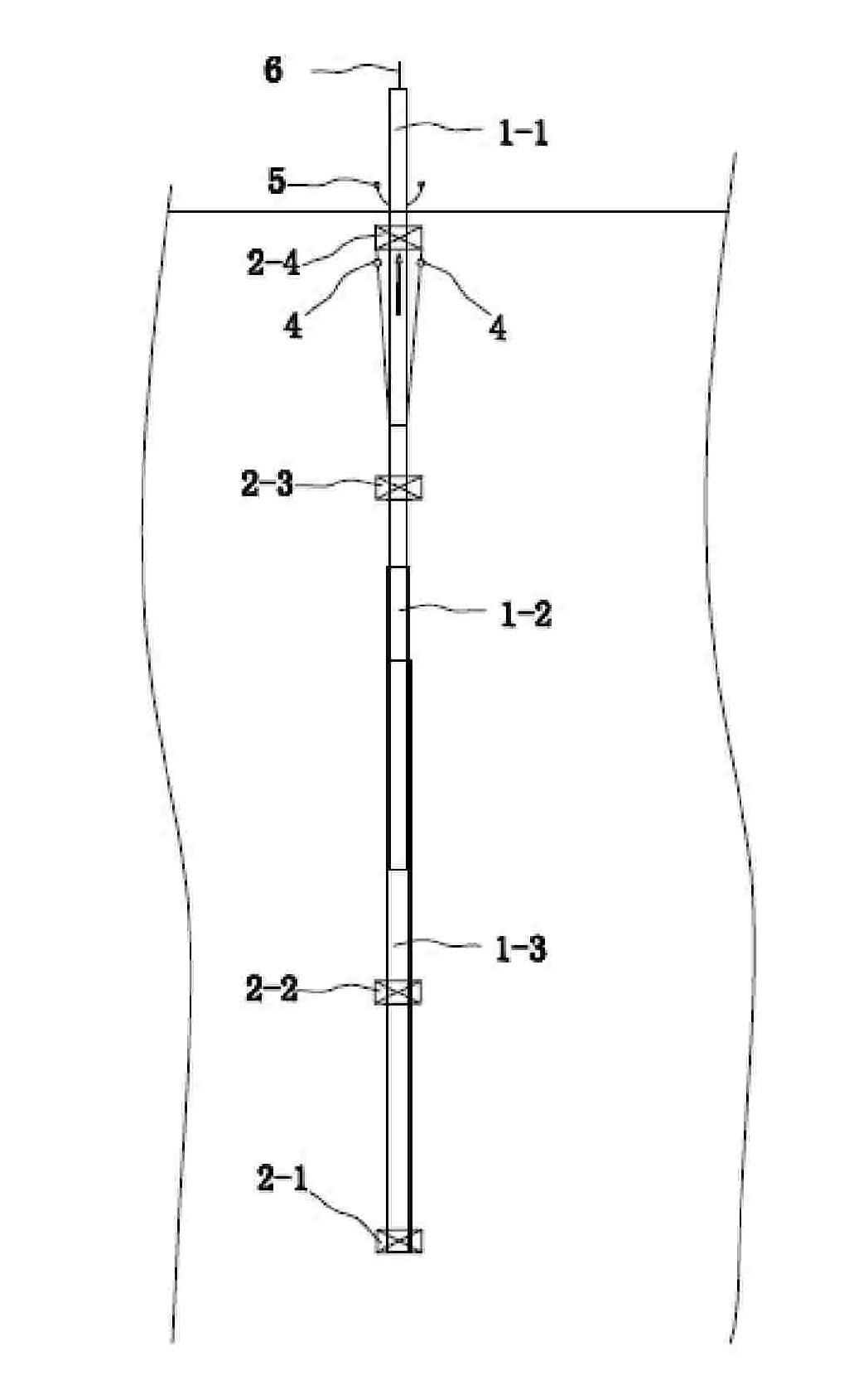 Installing method of roof mast