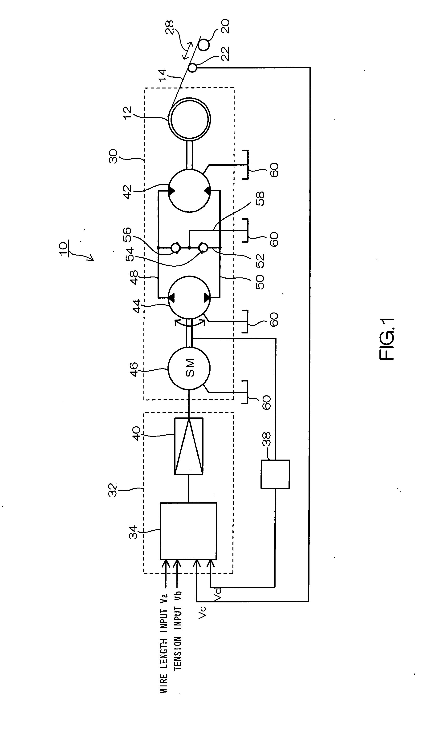 Winding Mechanism with Tension Control Function and Trawling Apparatus