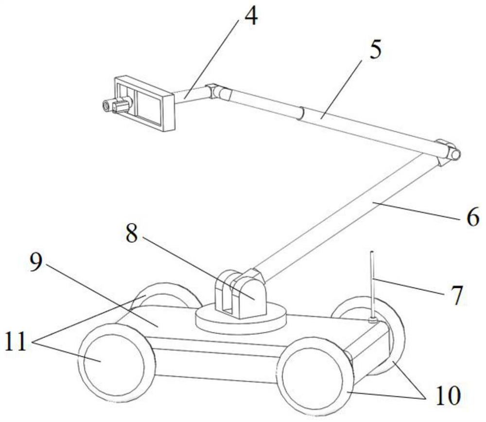 Device and method for detecting internal defects of building material based on magnetic particles