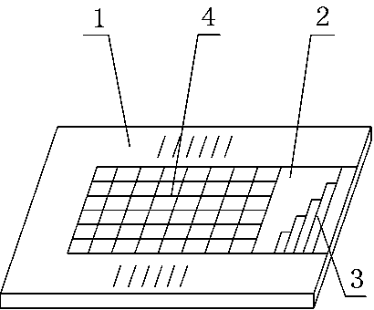 An auxiliary pit structure for automobile chassis maintenance