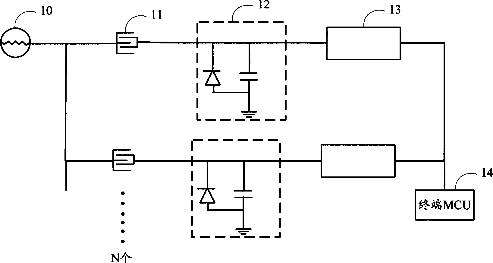 Touch type induction device