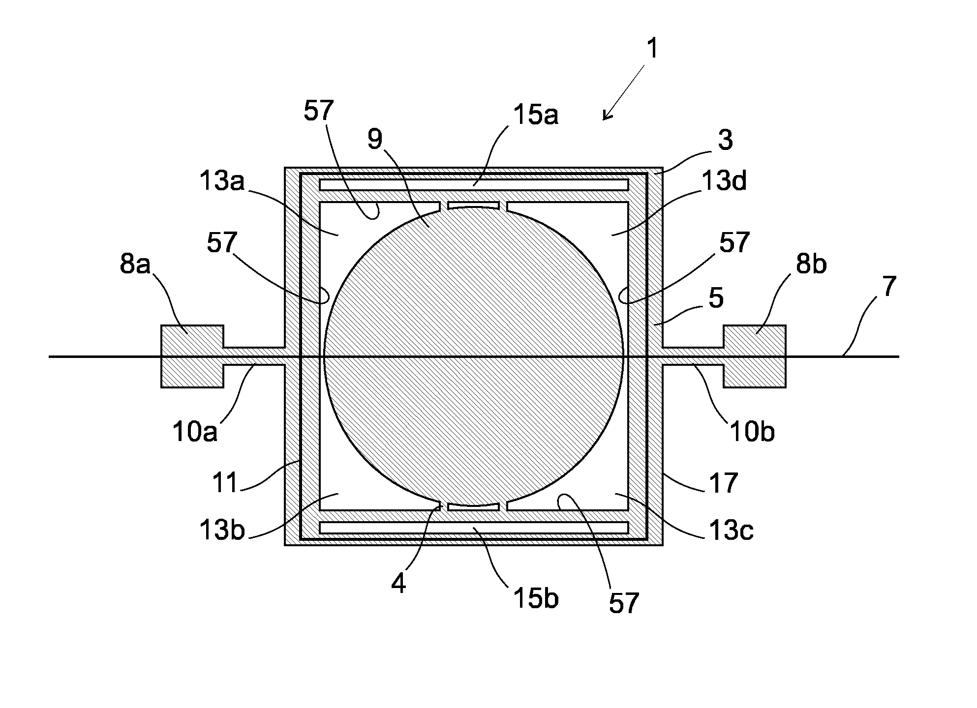 Electromagnetic actuator for optical device to reduce temperature and deformation