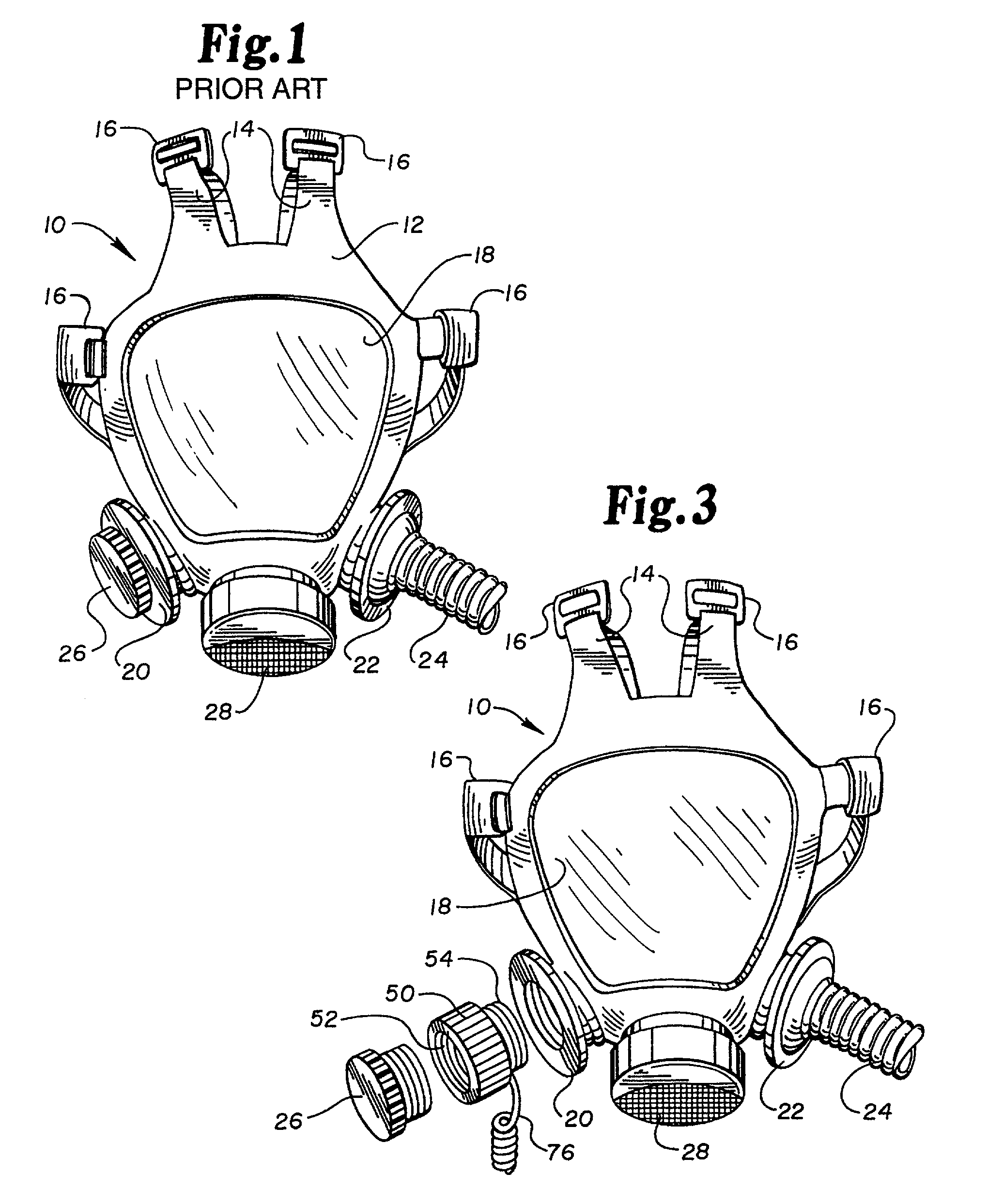 Speech transmission adaptor for use with a respirator mask
