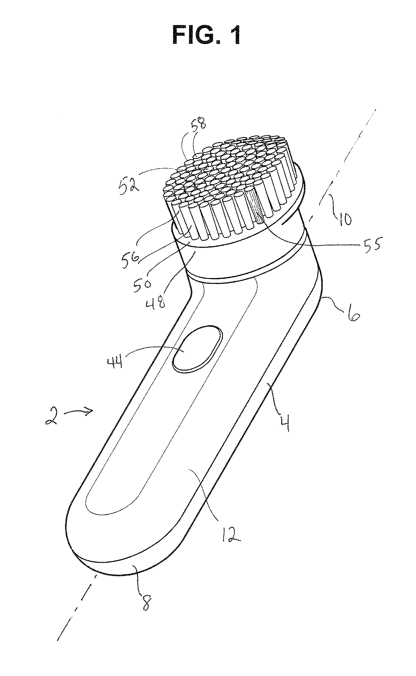 Powered skin care device