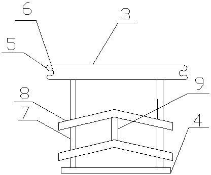 Combined electric appliance fixing seat with wire inlet device