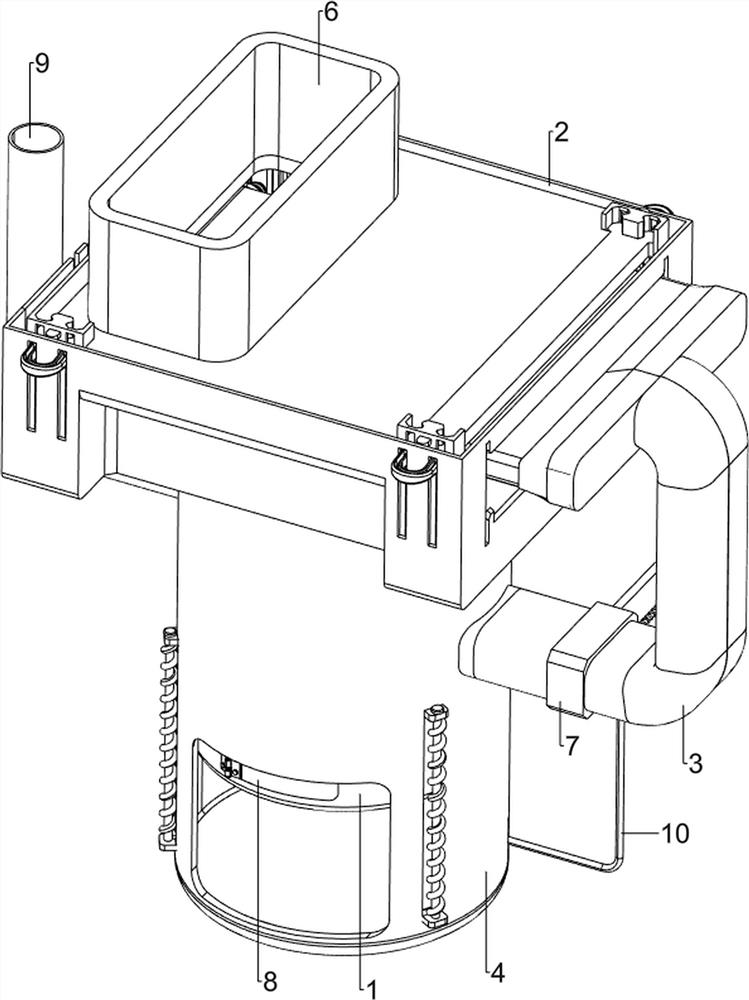 Harmless heat treatment device for household garbage