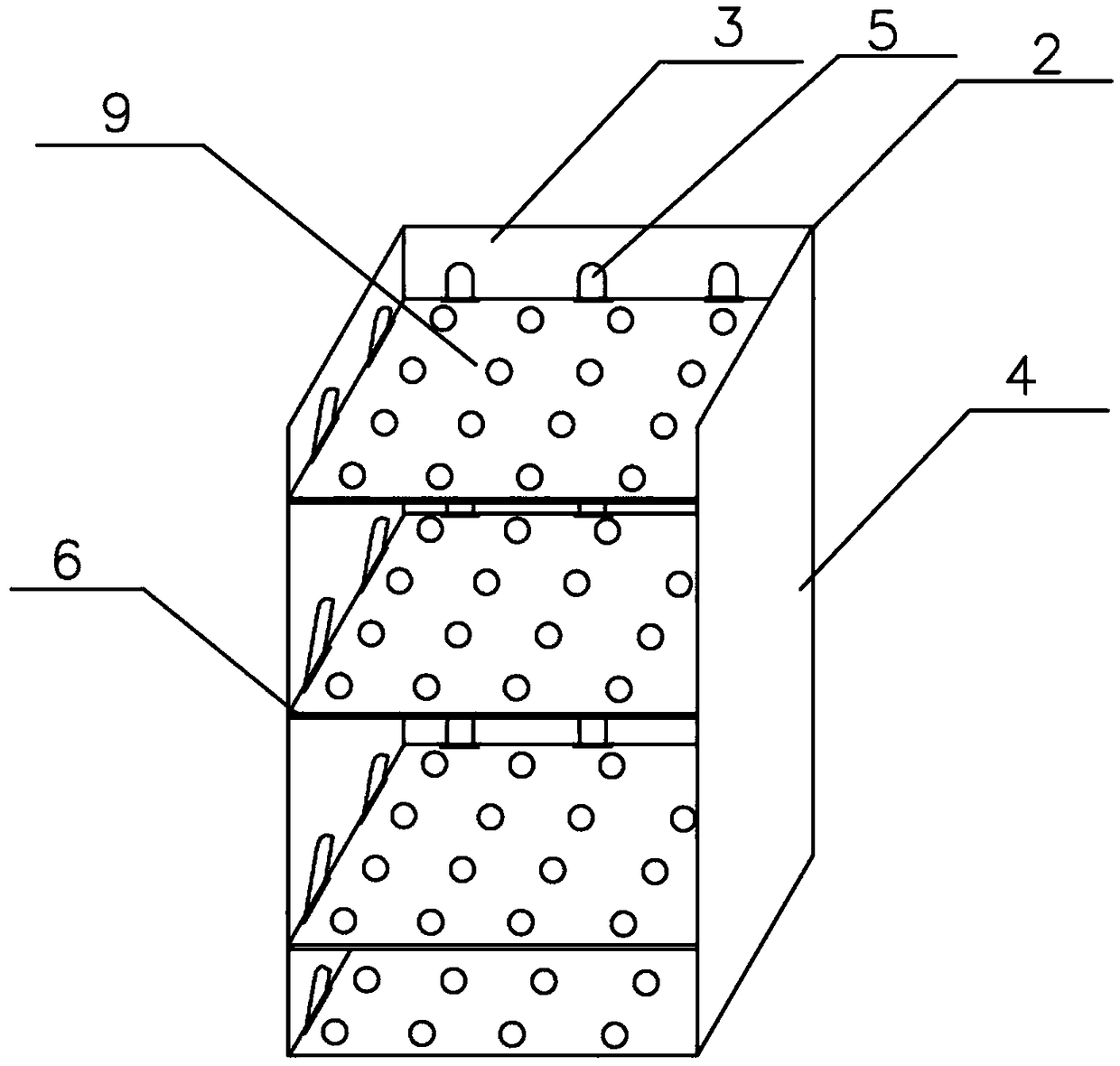 A flexible-mounted electrical cabinet