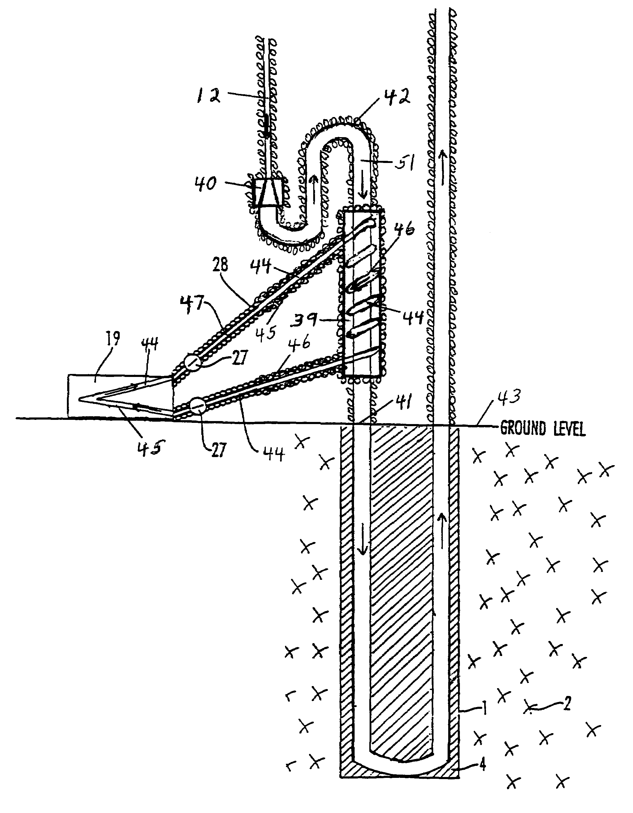 Geothermal heating and cooling system with solar heating
