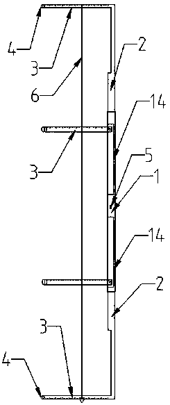 Detection ruler for perpendicularity, flatness and levelness of wall columns and detection method thereof