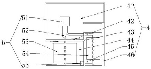 Internal circulation dustproof heat dissipation computer case