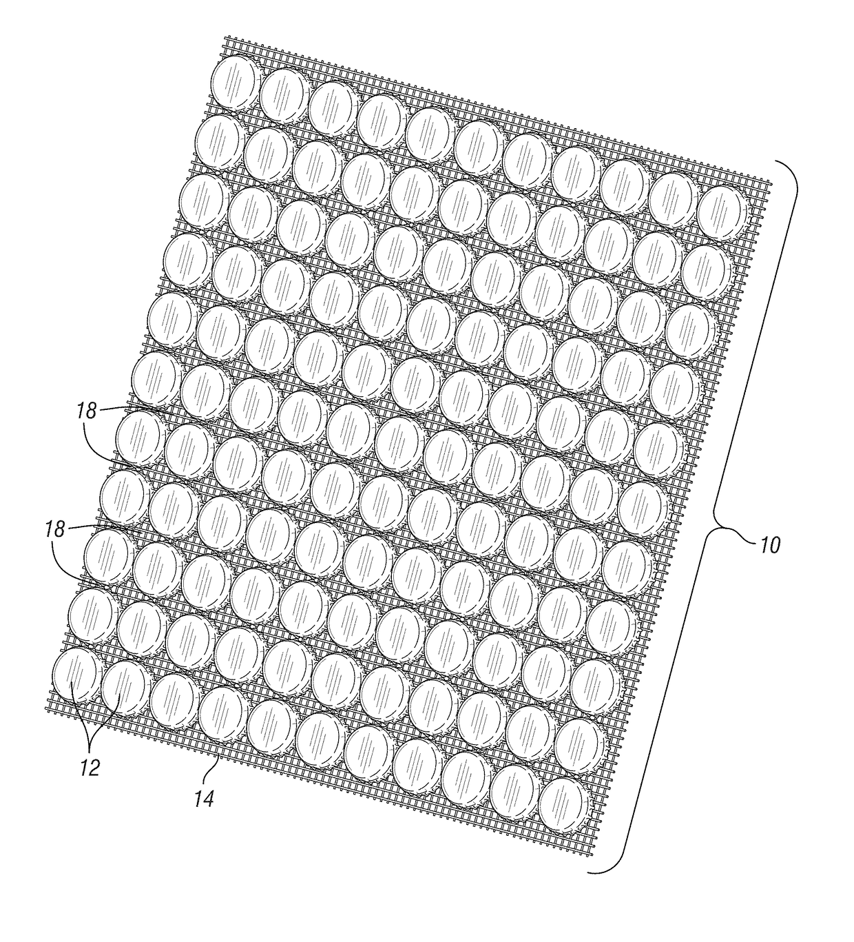 Recycled Bottle Cap Blacksplash Assembly and Method for Use