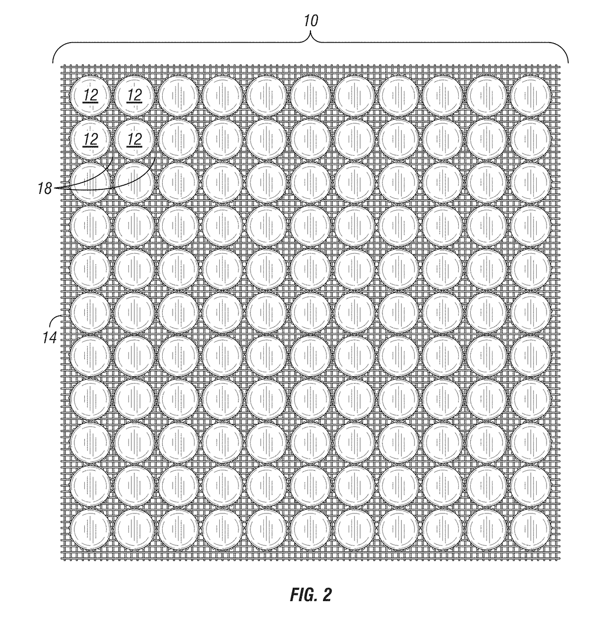 Recycled Bottle Cap Blacksplash Assembly and Method for Use