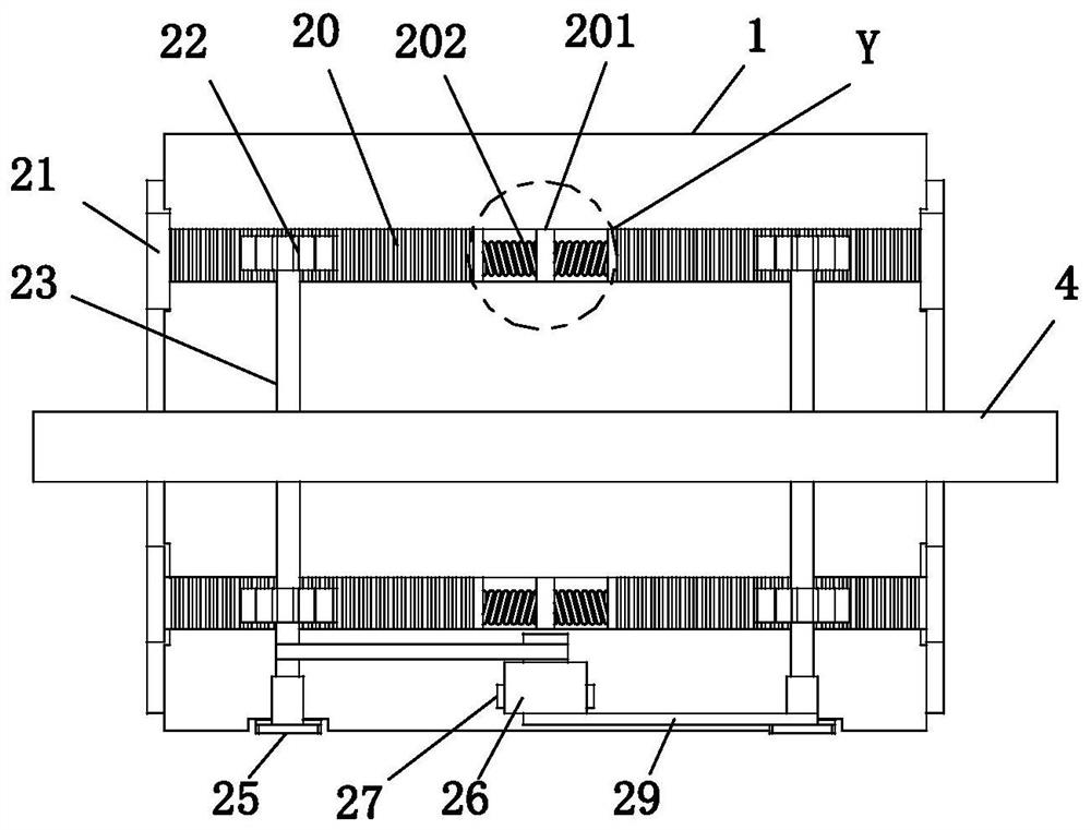 An anti-fall elevator car