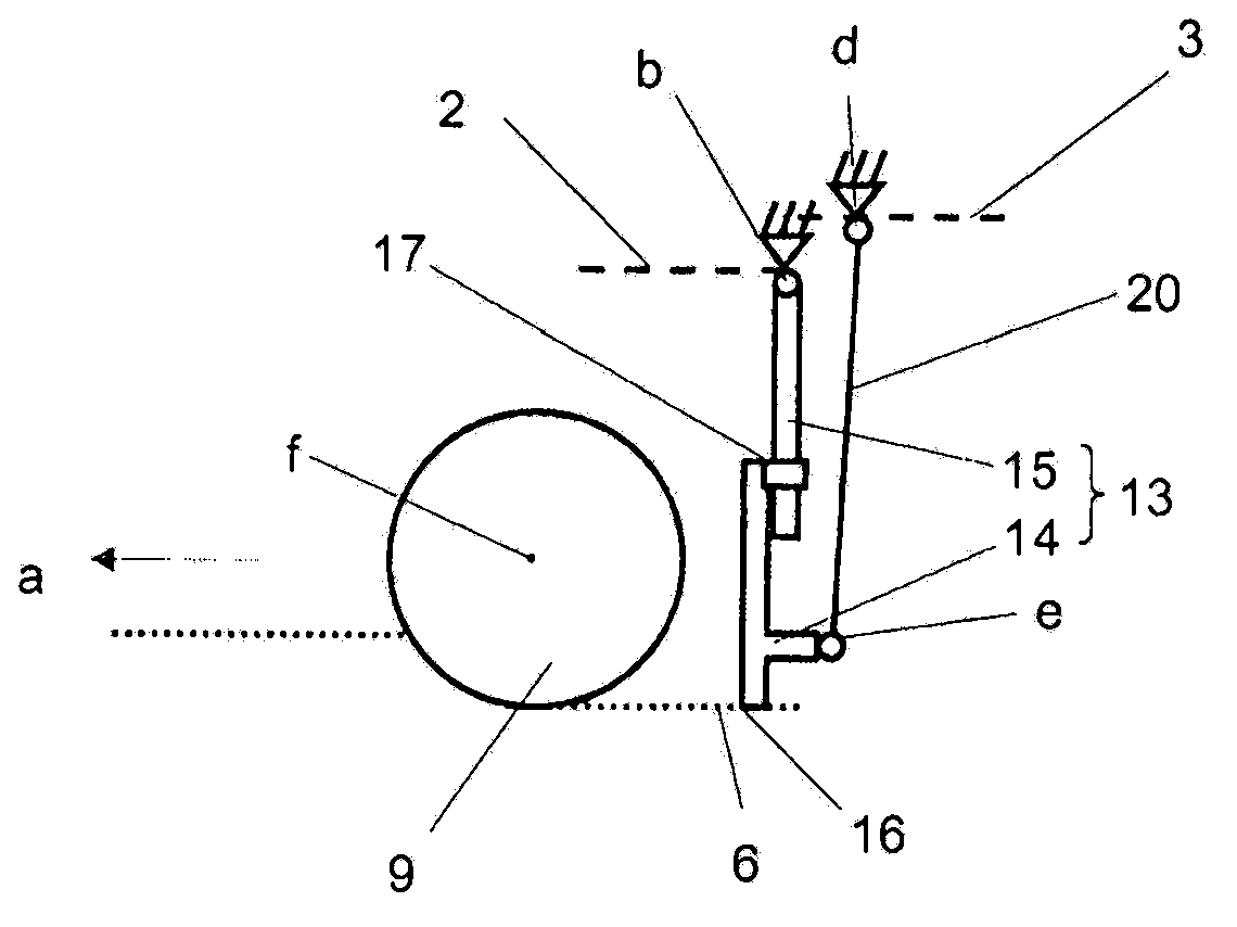 Scraping device of ground scarifier, ground scarifier, and method for controlling scraping device
