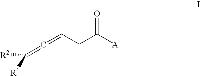 Acyl-CoA dehydrogenase allenic inhibitors