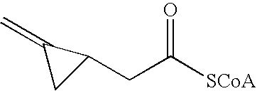 Acyl-CoA dehydrogenase allenic inhibitors