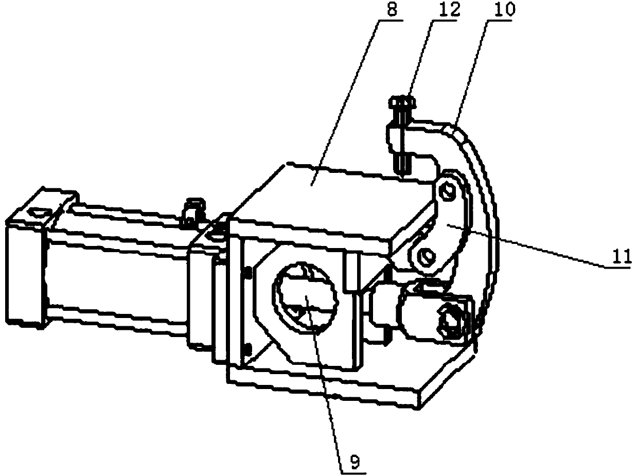 Working method of automatic clamping device for large plate