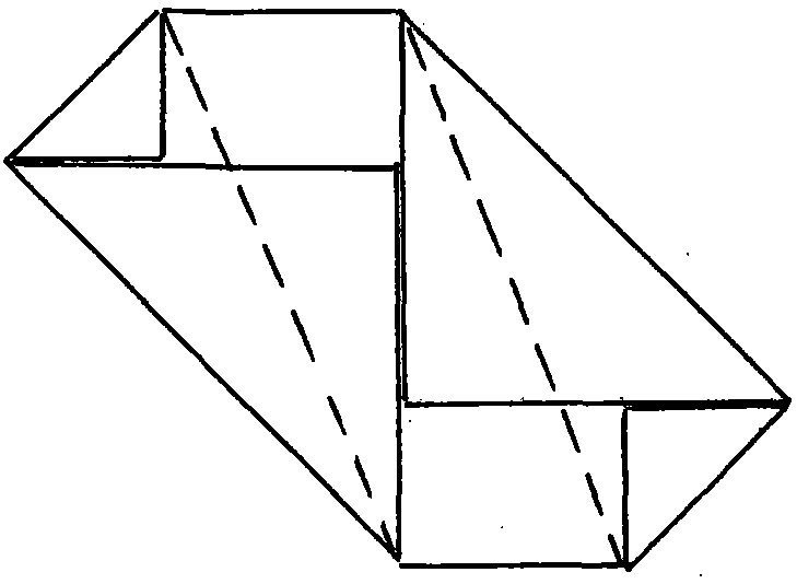 45-degree regular three pyramid plugging ball