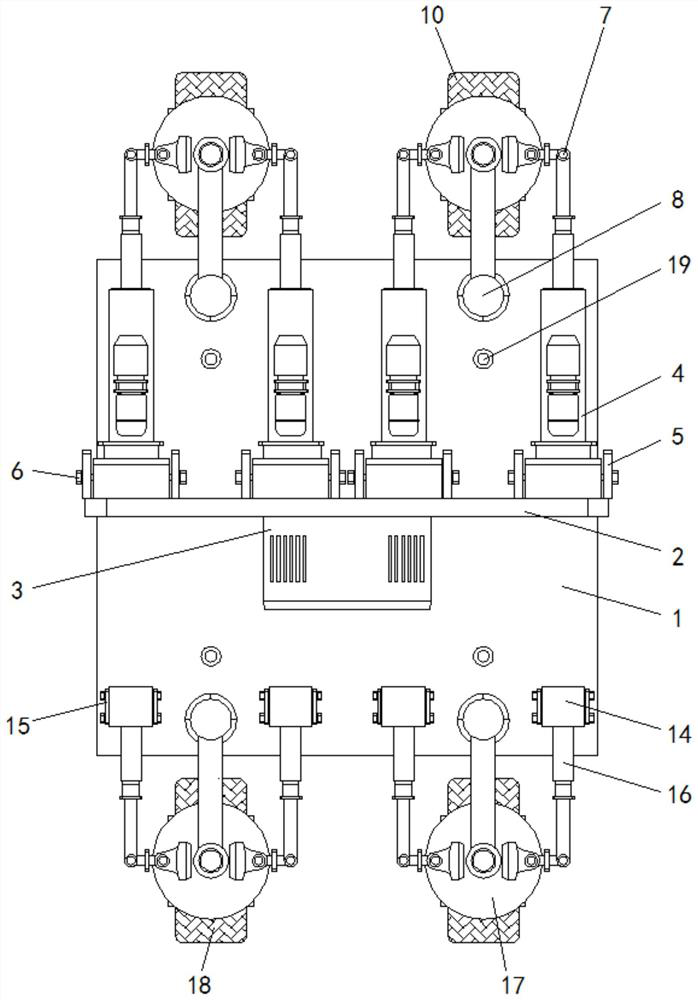 A freely steerable automobile chassis structure