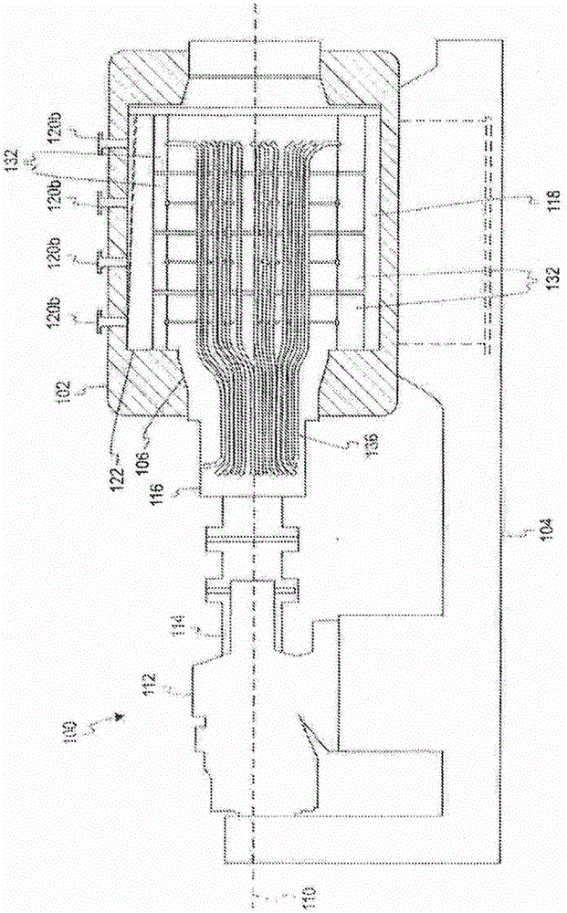 Rotary pressure filter apparatus with reduced pressure fluctuations