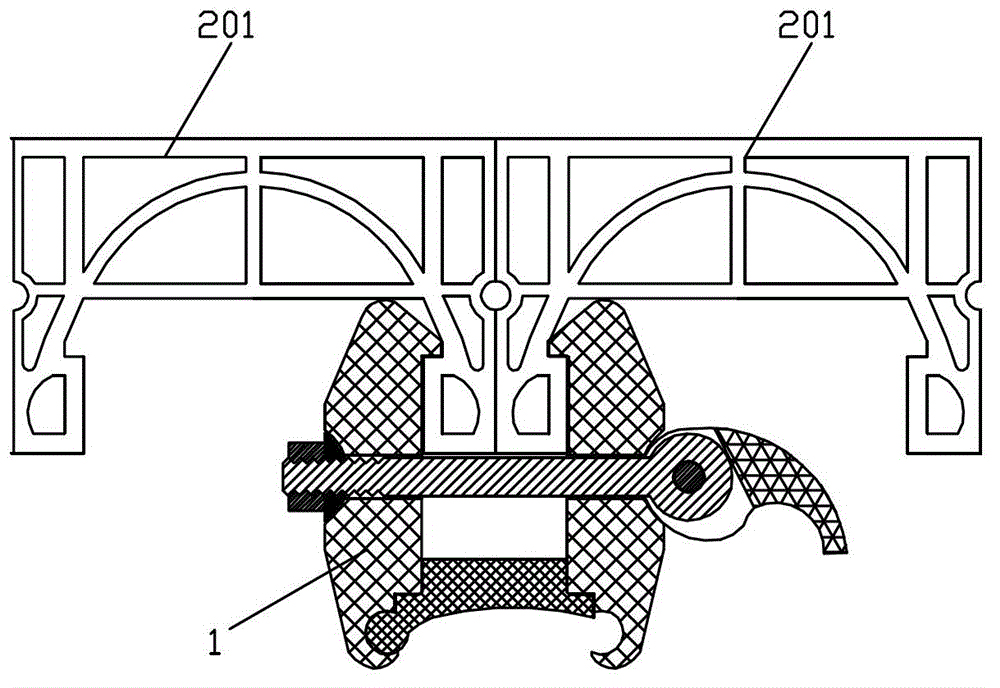 Plastic building templates and buckle connecting pieces