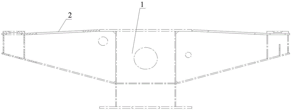 Railroad flat car underframe and method of making the same