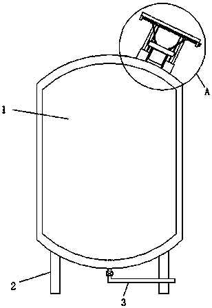 Reaction kettle for chemical production