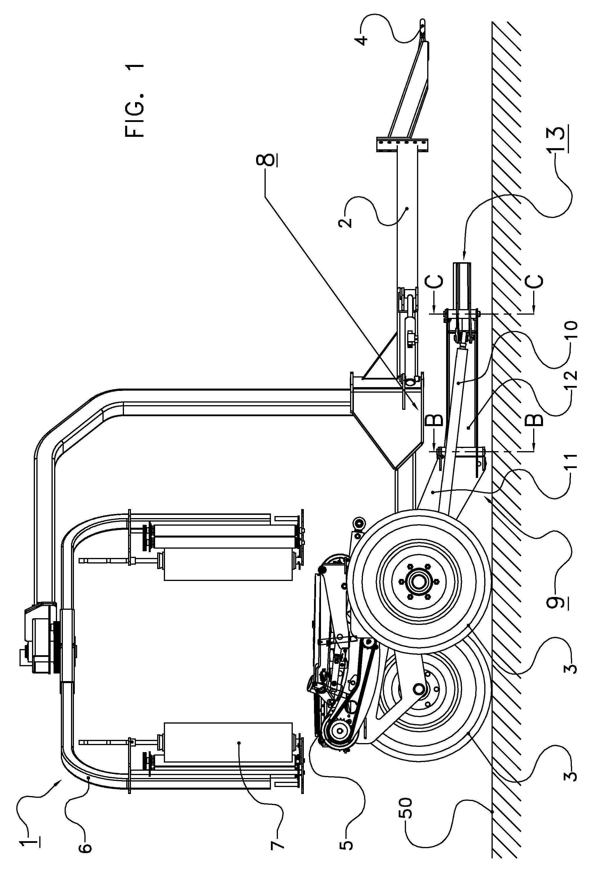 Wrapper for wrapping bales of crop material