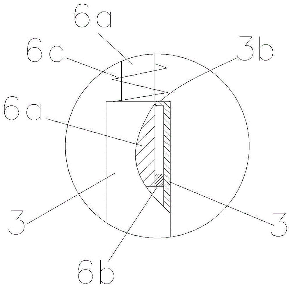 Anti-falling recycling drawing device for mining air duct