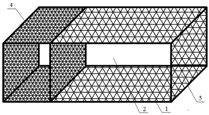 Paddy field recession water purification device placed in ridge of field