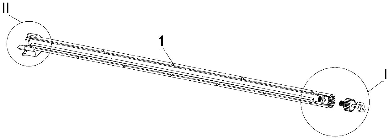 An integrated spraying device with a spray bar and nozzle and an agricultural unmanned aerial vehicle including the device