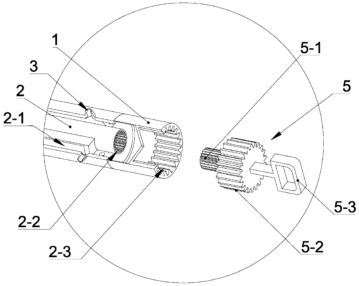 An integrated spraying device with a spray bar and nozzle and an agricultural unmanned aerial vehicle including the device